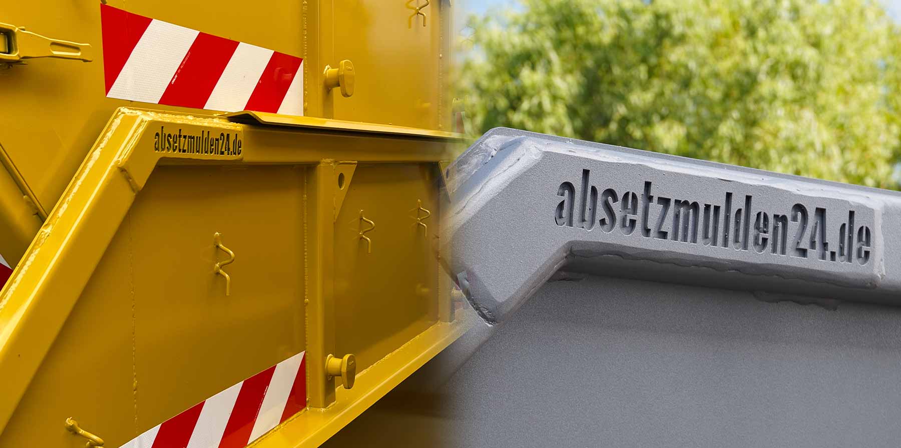 Absetzmulden24 ist Ihr Partner für den Online-Kauf von Absetzmulden